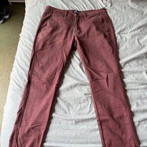 Red wash mens jeans (36 x 32)